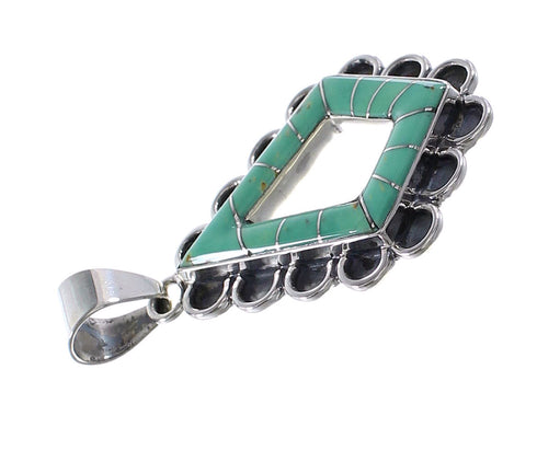 Turquoise Genuine Sterling Silver Pendant AX95488